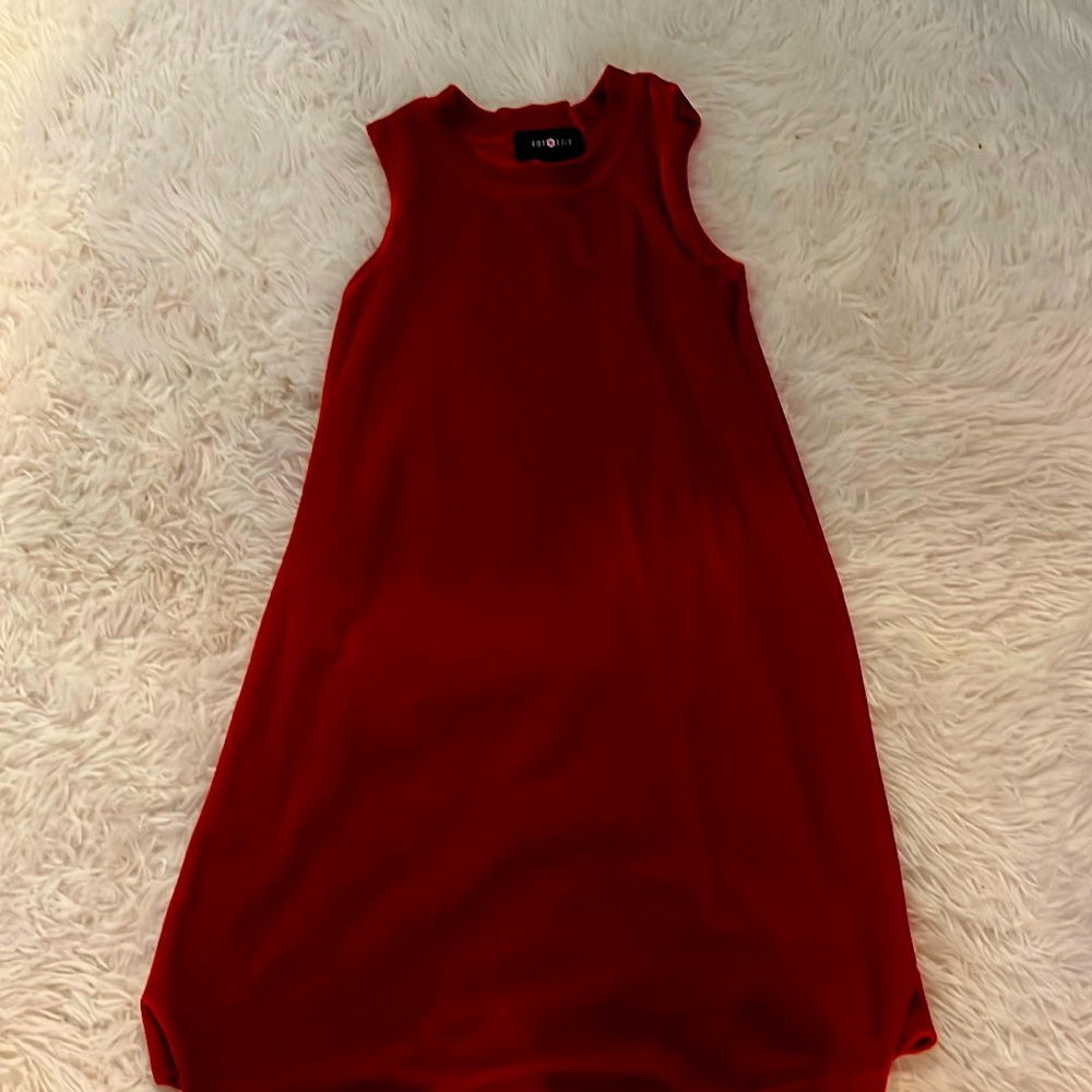 Red formal kids dress